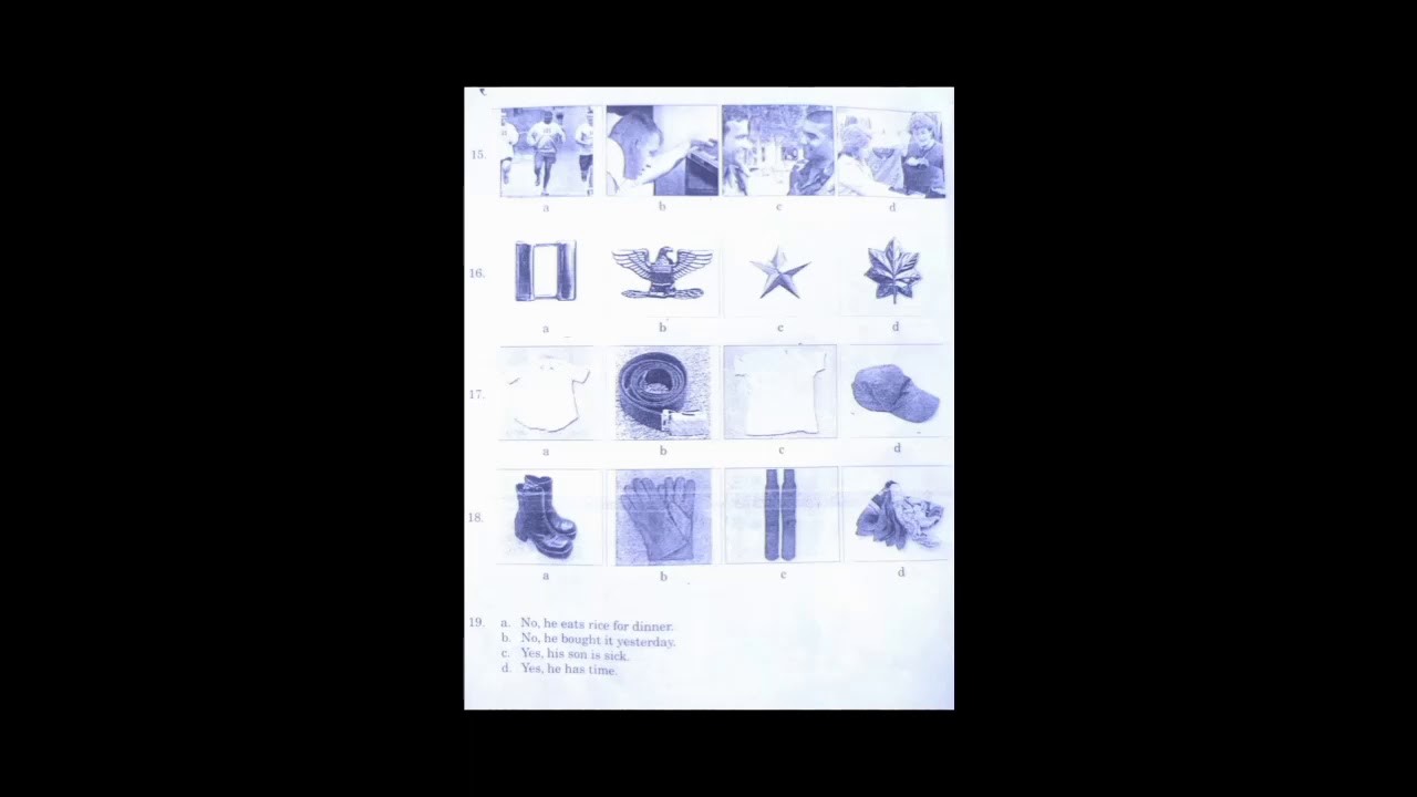 BOOK 4 QUIZ A