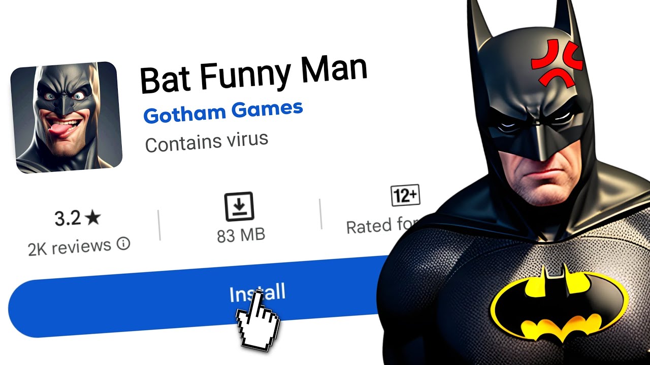 I Found Most Funny Batman Games 😂 On Play Store 🤩