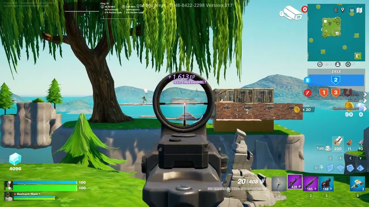 Fortnite Bedwars Gameplay PC
