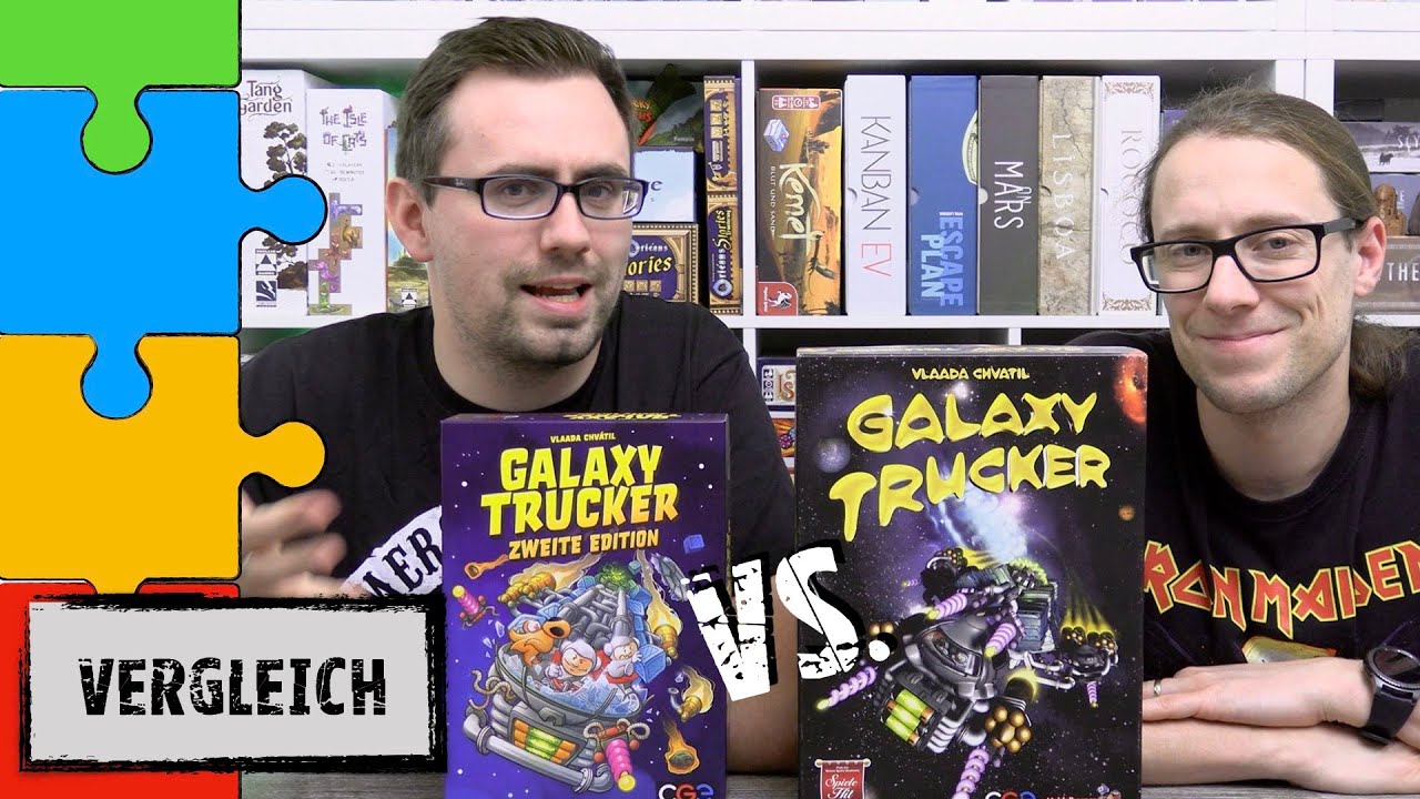 #Vergleich - Galaxy Trucker (CGE 2007/ 2021) | erste vs. zweite Edition