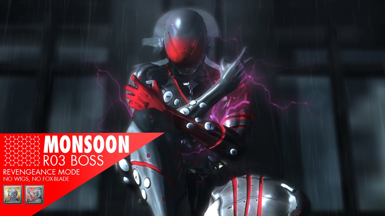 [60fps] Metal Gear Rising - R03 Boss - Monsoon S Rank (Revengeance)