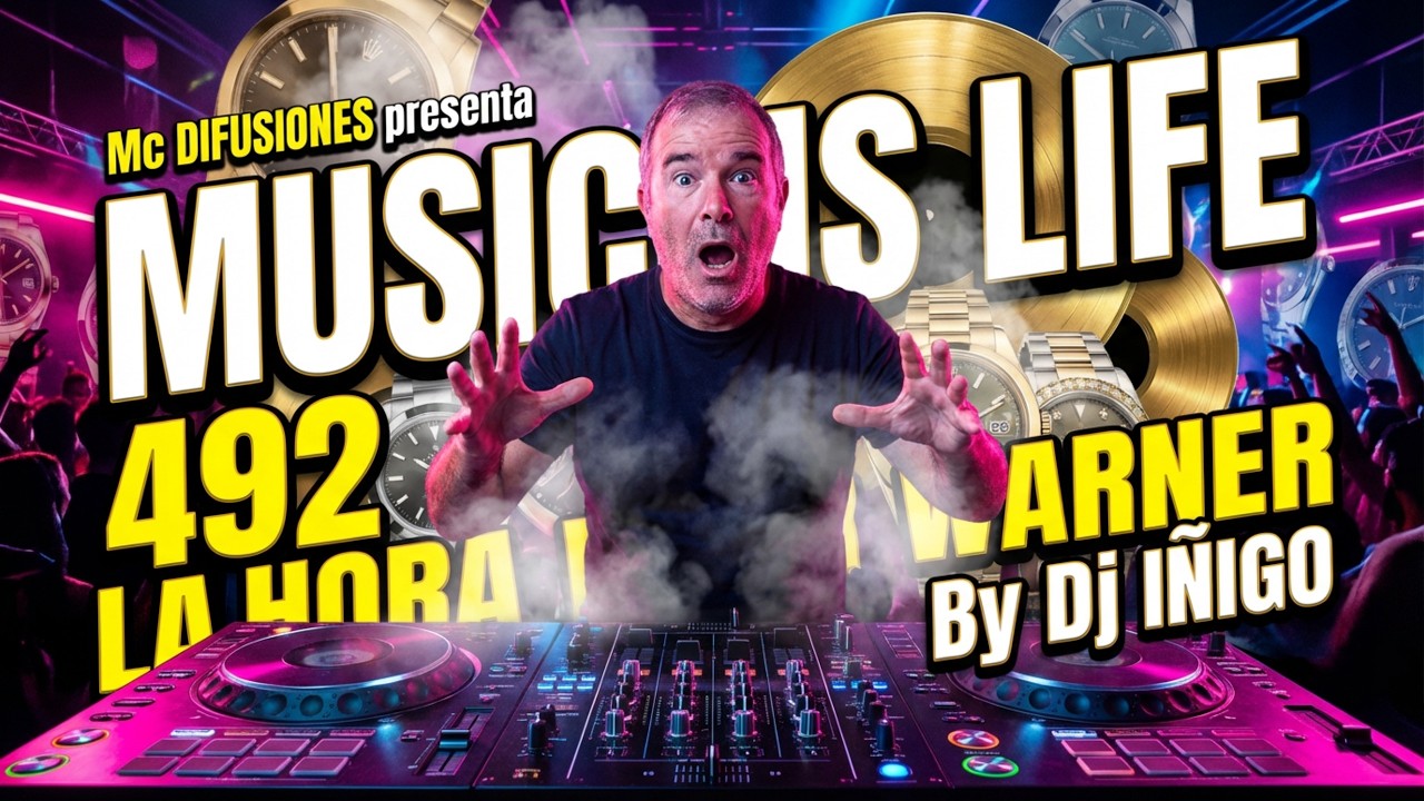 Mc Difusiones presenta Music is Life 492 - La Hora Warner By Dj Inigo