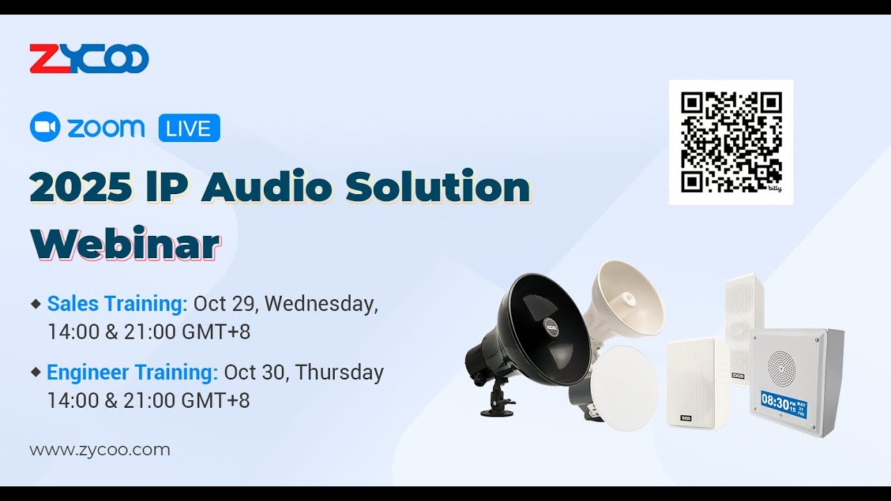 2025 ZYCOO Certificated IP Audio Solution Engineer (ZCAE) Webinar Recording