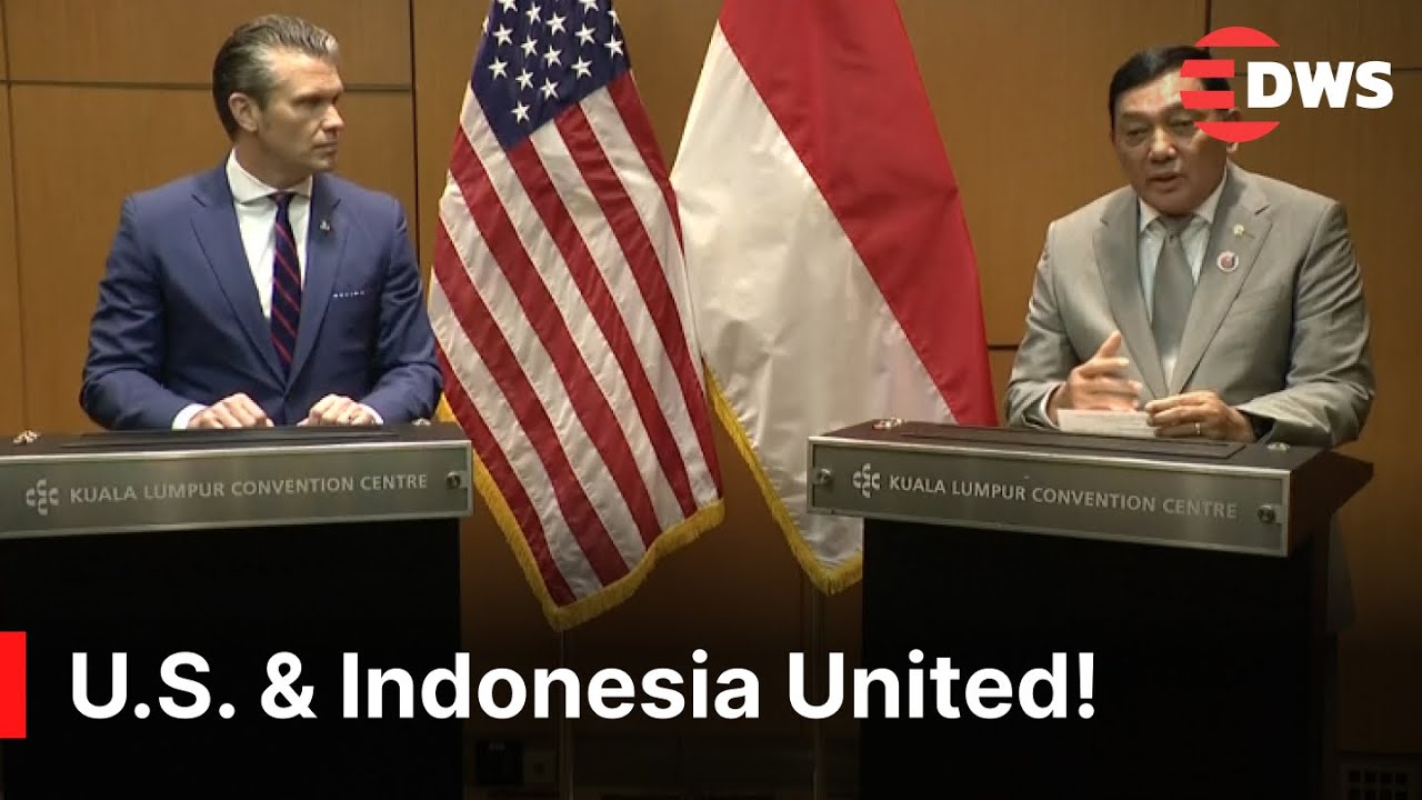 FULL SPEECH: Hegseth Meets Indonesia Defence Minister Sjafrie Sjamsoeddin at ASEAN Summit | AC1Z