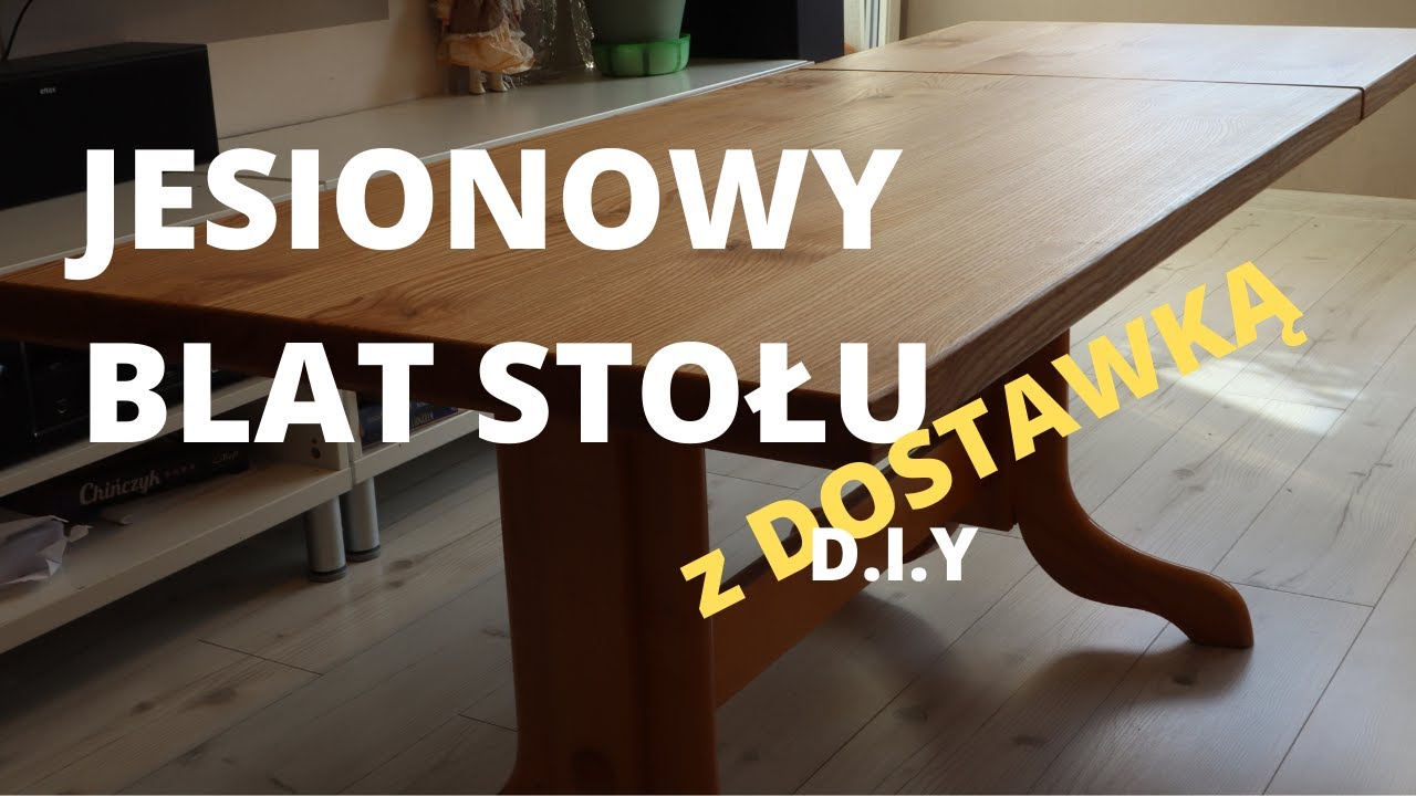 Blat, Obróbka klejonki drewna jesionowego, szlifowanie, olejowanie, impregnacja. I Ty to potrafisz 👍