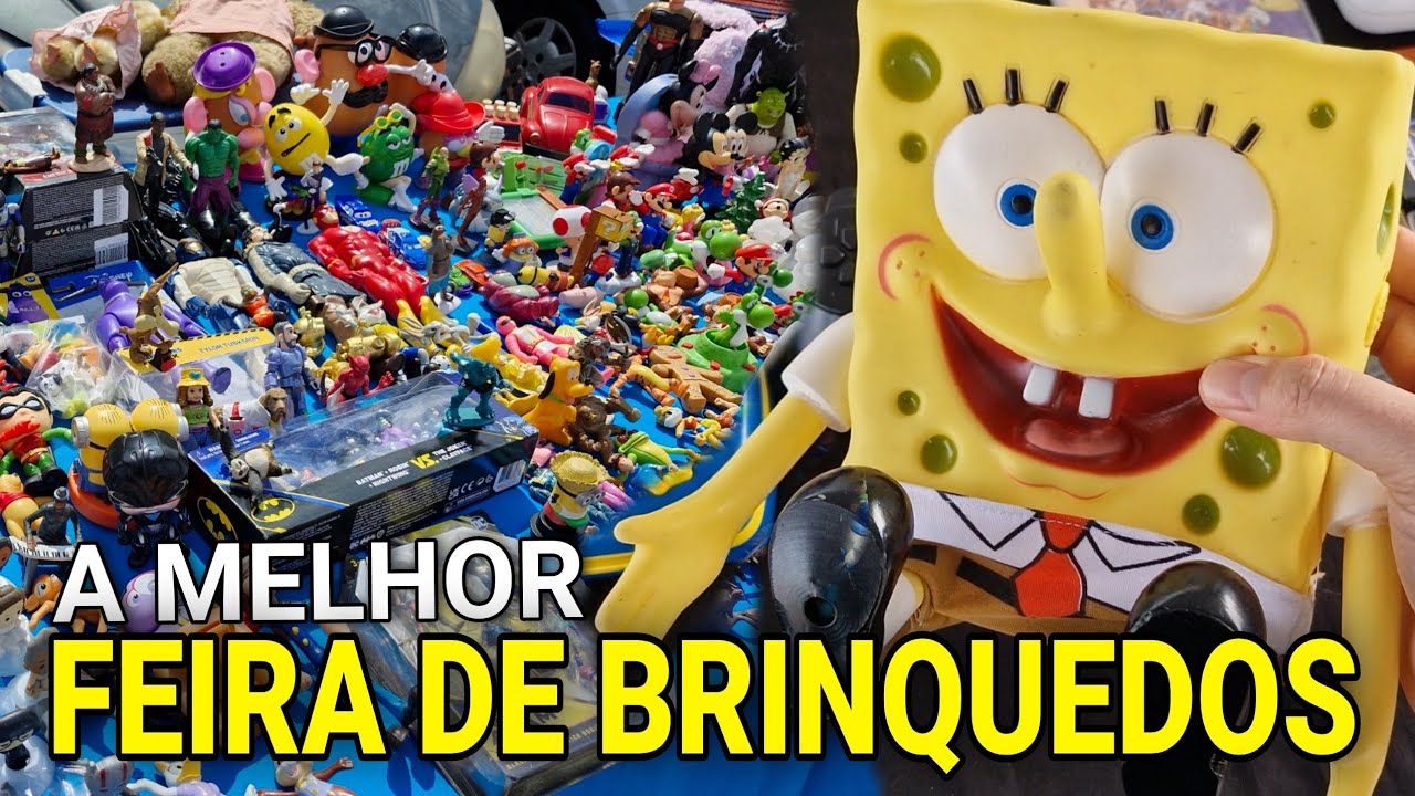 A MAIOR FEIRA DO ROLO do BRASIL! BRINQUEDOS ANTIGOS, COLECIONÁVEIS, ACTION FIGURES