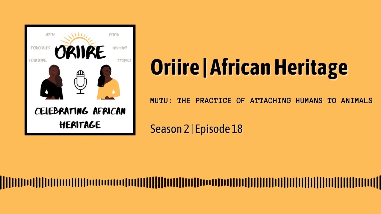 Mutu: The Practice of Attaching Humans to Animals - Oriire