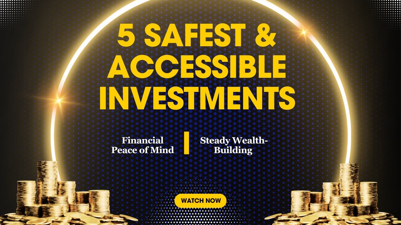 5 Rock Solid Investments to Grow Your Wealth Safe, Stable, and Secure | Less than $100 to Invest in.