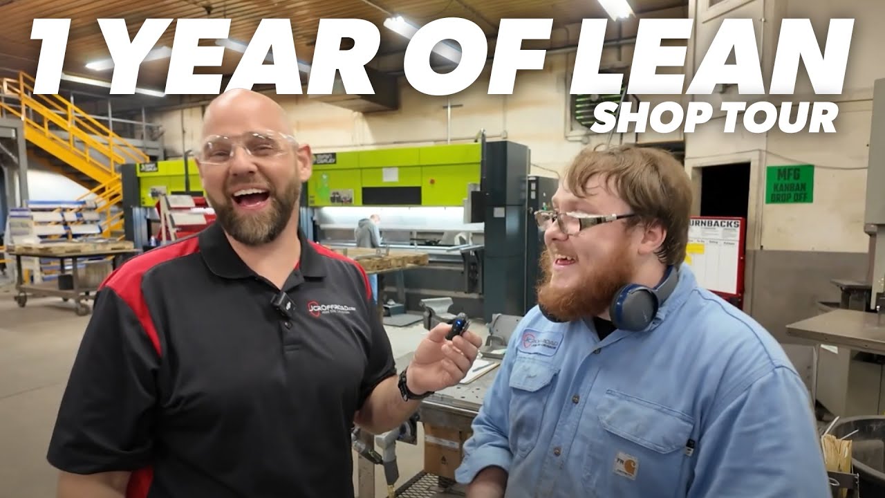 Our Shop After 1 Year of Lean! | Fat American Manufacturing