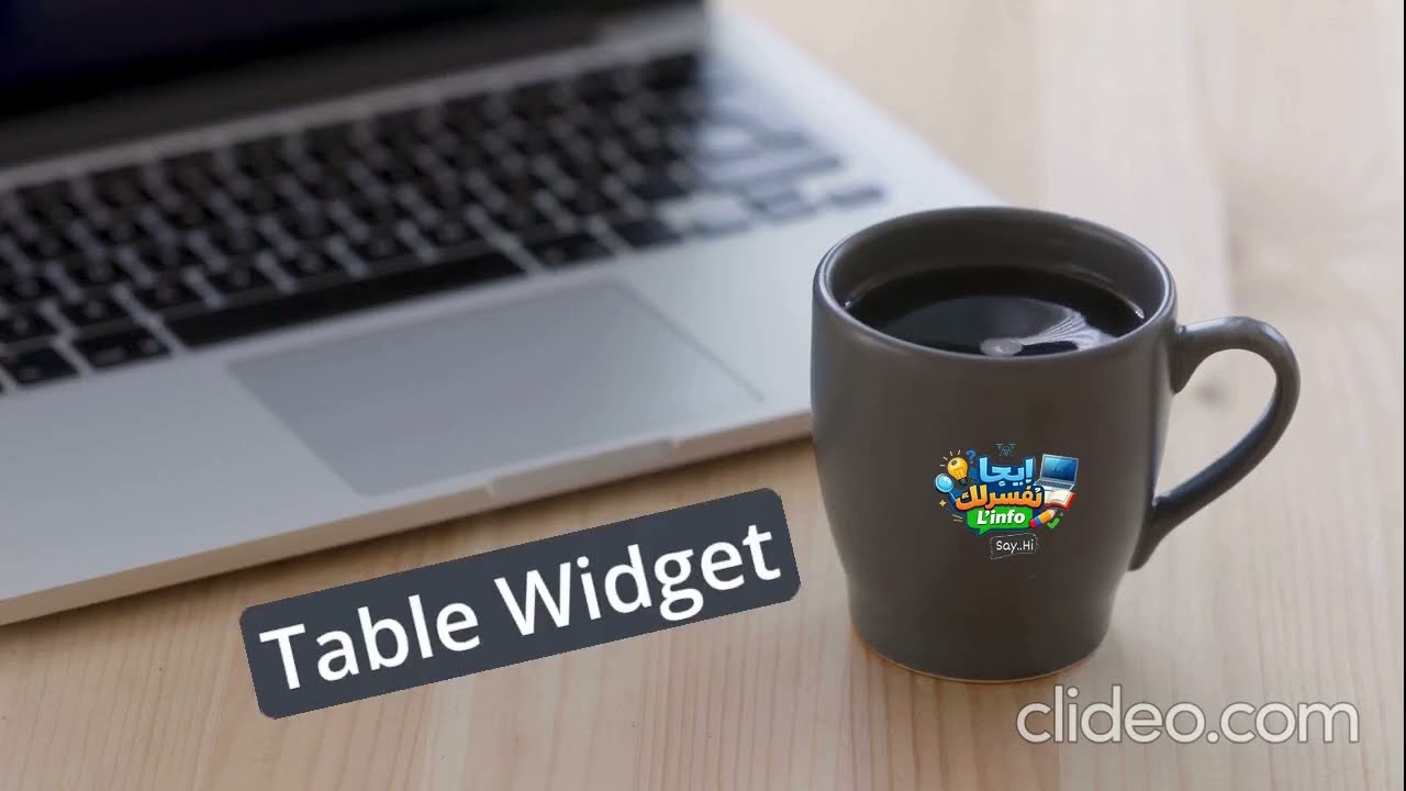 Table Widget Bac SI , Algo et Programmation