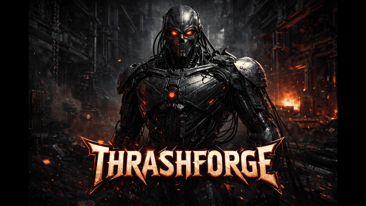 AI Thrash Metal Instrumental | RELENTESS CURRENT – THRASHFORGE