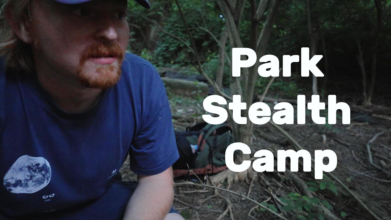 Busy Public Park Stealth Camping