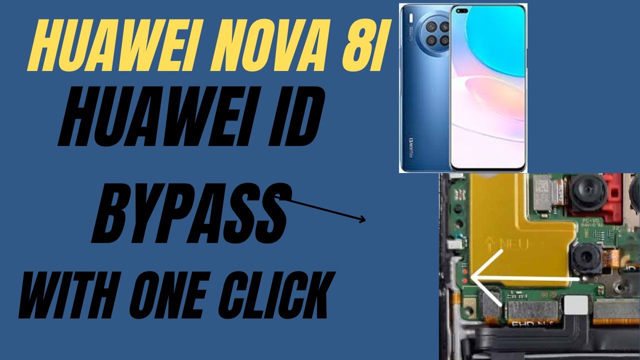 How to Remove Huawei id nova 8i | ENE-L22 Remove Huawei id With EVO Tool One Click
