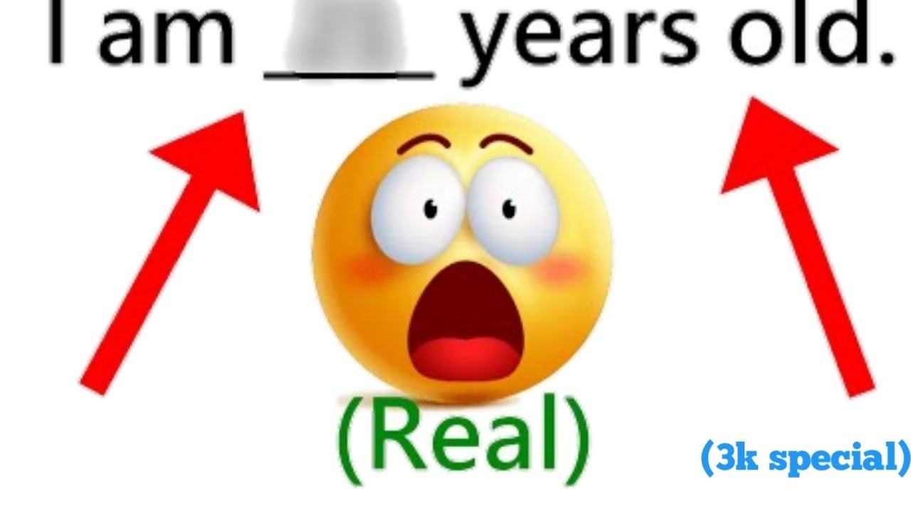 ACTUAL AGE REVEAL (3K SPECIAL)