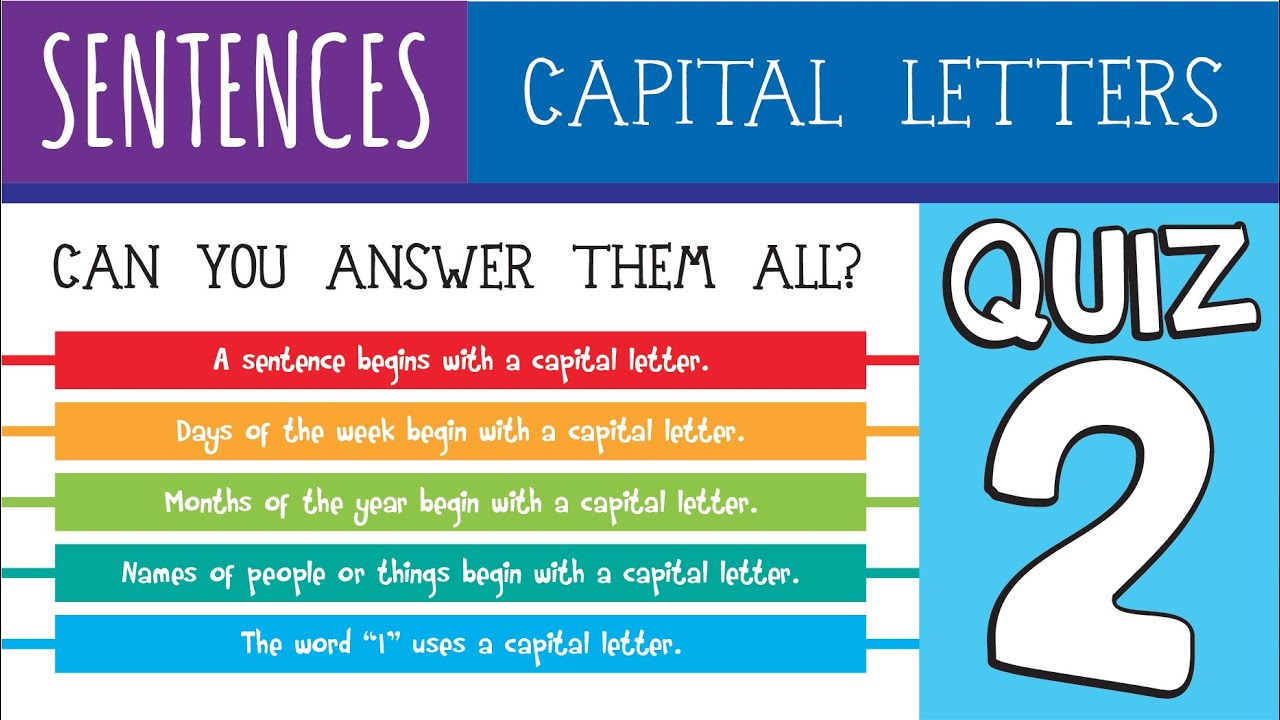 Sentences - Capital Letters - Video 2