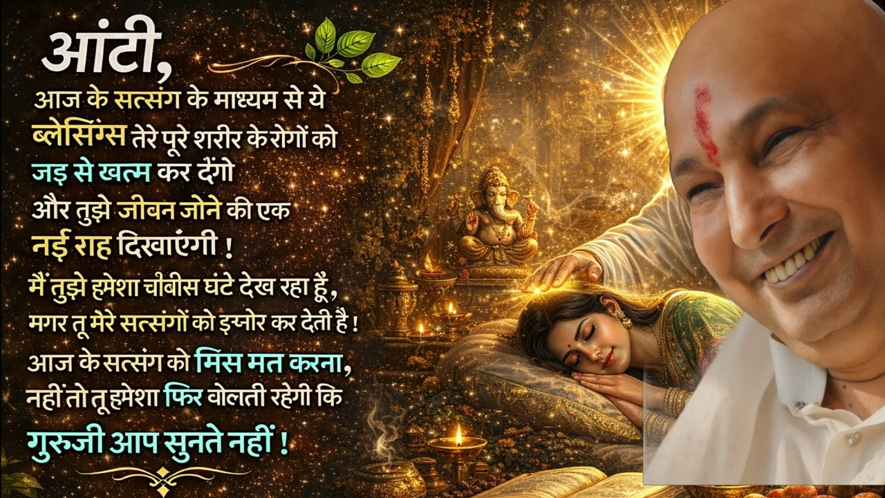 आंटी आज के सत्संग की Blessings तेरे शरीर में बन रही बीमारी को खत्म कर देगी इसे Miss मत करना|