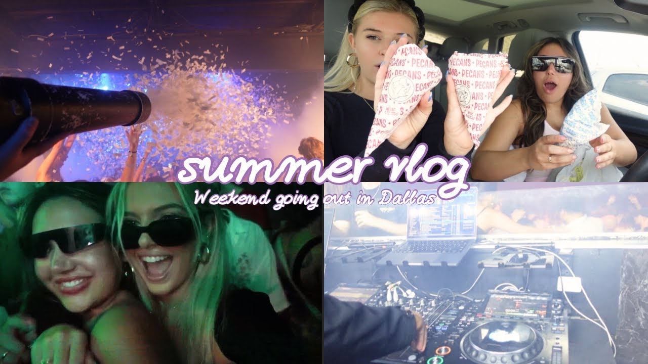 FEEL GOOD VLOG| WKND IN DALLAS: G’s 21st, dj booths, road trips, Buc-ees haul, Sammy Virji rave 🙈🤍🎊