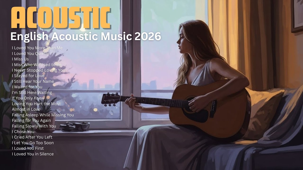 English Acoustic Music 🌙💗 | Romance English Songs 2026 For Late Night Relaxation & Healing