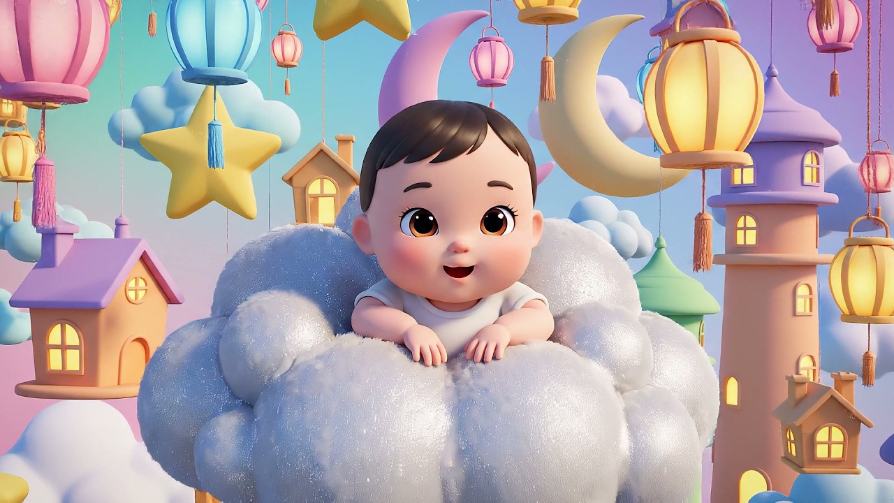 Rock-a-Bye Baby Dreamy Cloud Ride | Soothing Bedtime Lullabies & Sleeping Music