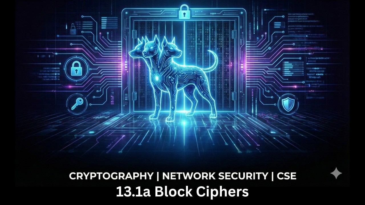 13.1a Block Ciphers | Cryptography | Computer Science Engineering