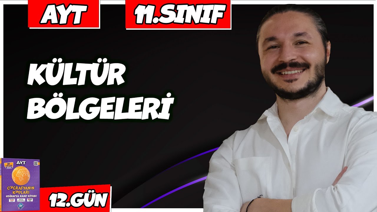 🌍 KÜLTÜR BÖLGELERİ KONU ANLATIMI 2025 🔴27 Günde AYT Coğrafya - 12 🟡11.sınıf coğrafya - 12