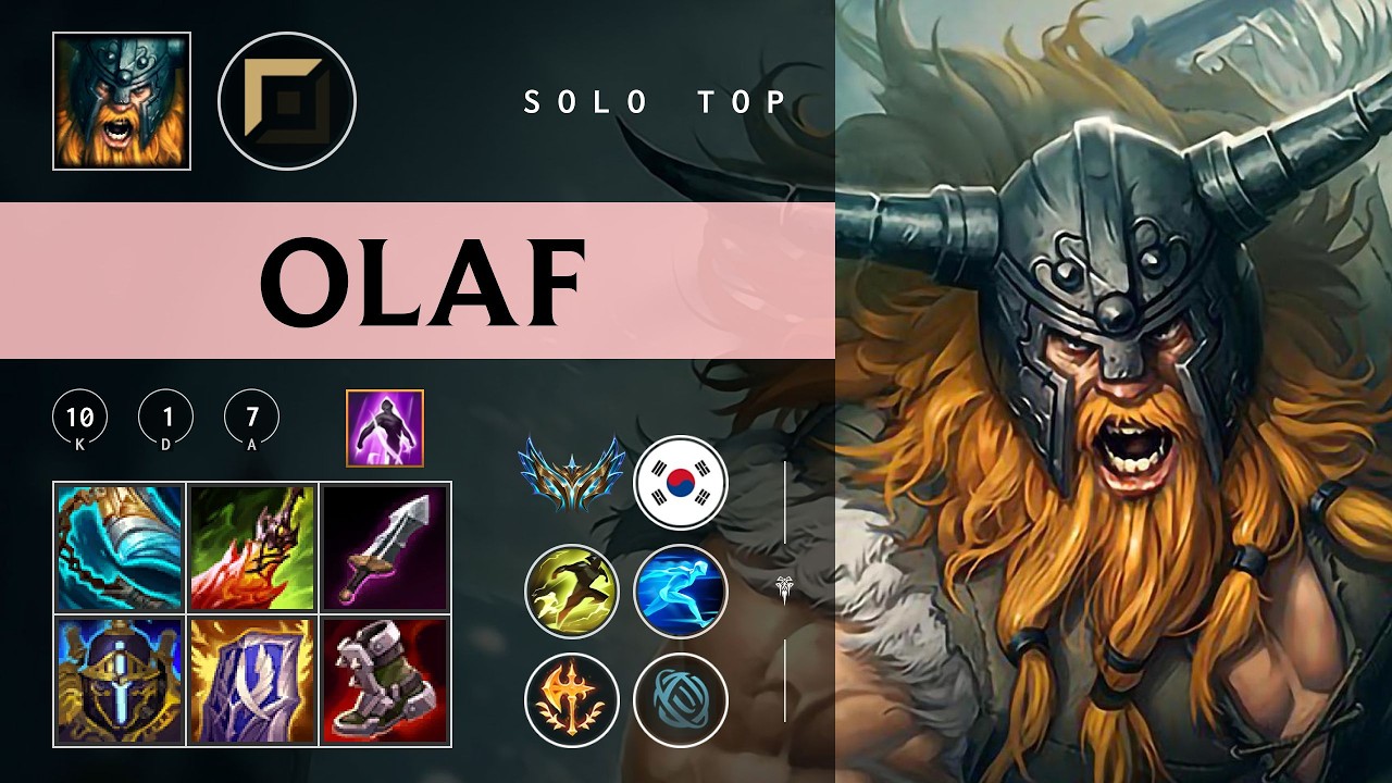 Olaf Top vs Shen - KR Challenger Patch 26.05