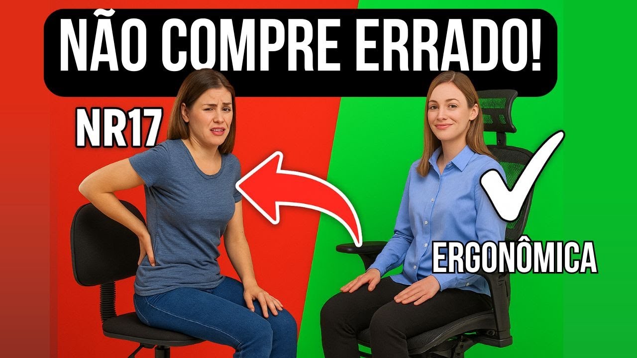 GUIA DE COMPRA de CADEIRAS  |  NR17 OU ERGO? - ENTENDA as diferenças!