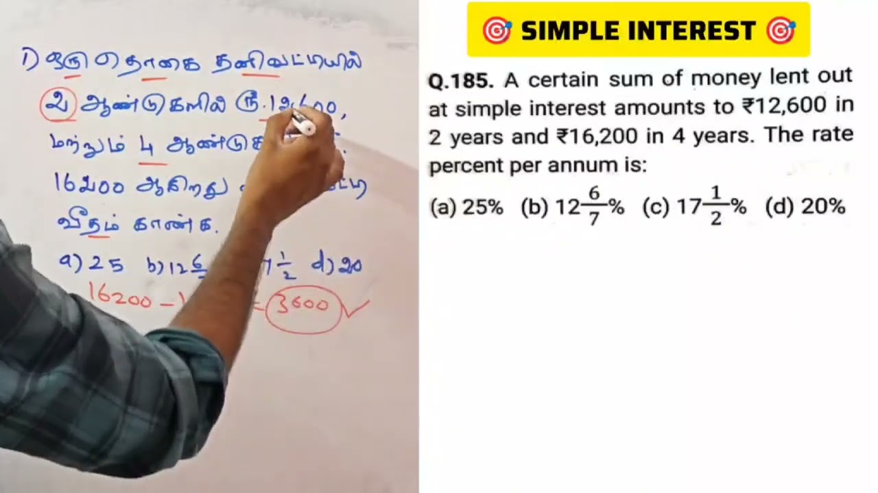 Simple interest solve in 30 seconds