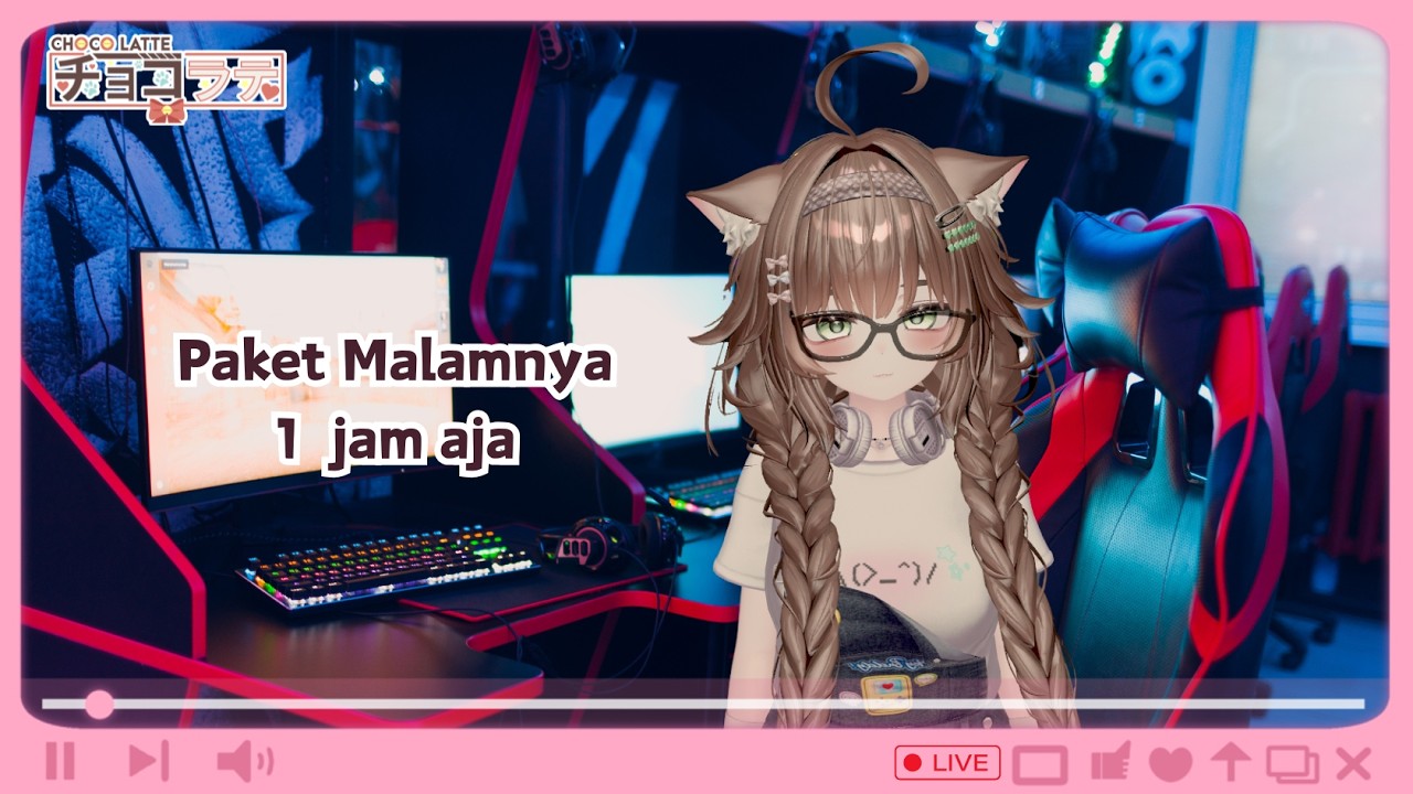 【PAKET MALAM - Choco Latte Vtuber】Paket Malamnya1 jam aja👀