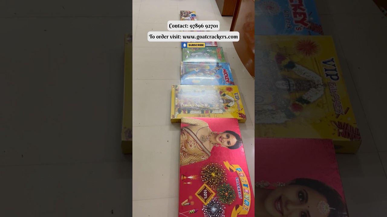 💥GIFT Box Varieties in GOAT Crackers #shorts #shortvideo #shortsvideo #sivakasicrackers #crackers