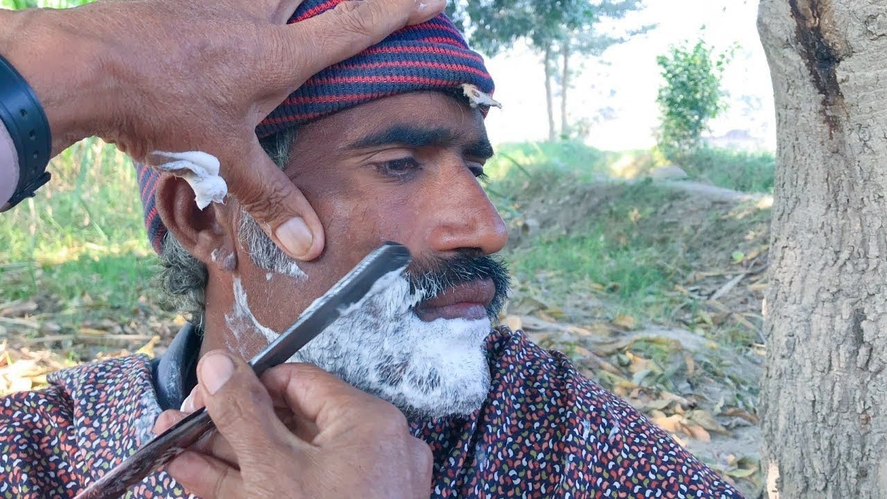 ASMR Old-Style Shaving 🪒 Fast & Smooth by Old Barber 💈