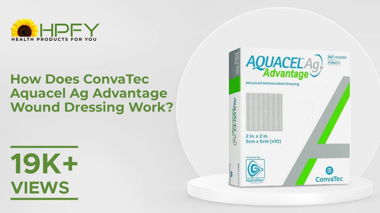 ConvaTec Aquacel Ag Advantage Wound Dressing In Action