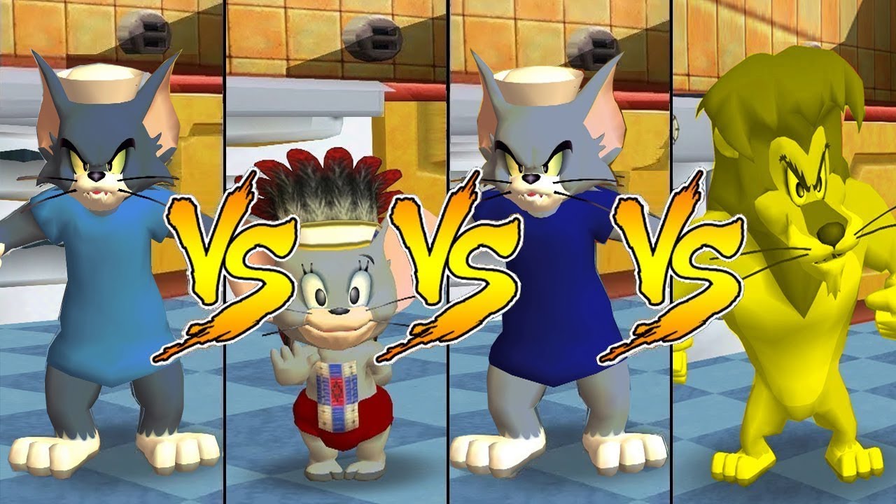 Tom and Jerry in War of the Whiskers Tom Vs Lion Vs Tom Vs Nibbles (Master Difficulty)