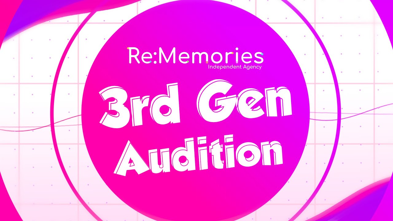 Audisi Virtual Youtuber Re:Memories Generasi ke-3
