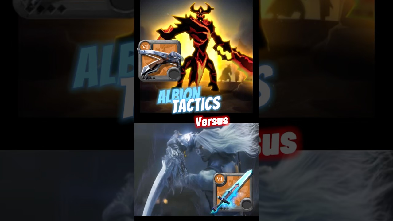 Albion Tactics Infinity blade vs Crossbow #albiontactics #shorts #pvp #albiononline