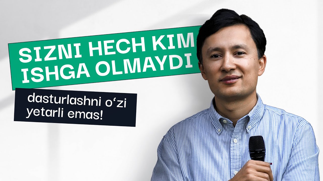 Kelajak dasturchilarini nimalar kutyapti? | Akmal Paiziev