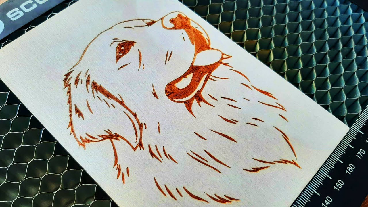 Golden Retriever Laser Engraving | The Perfect Pet Portrait