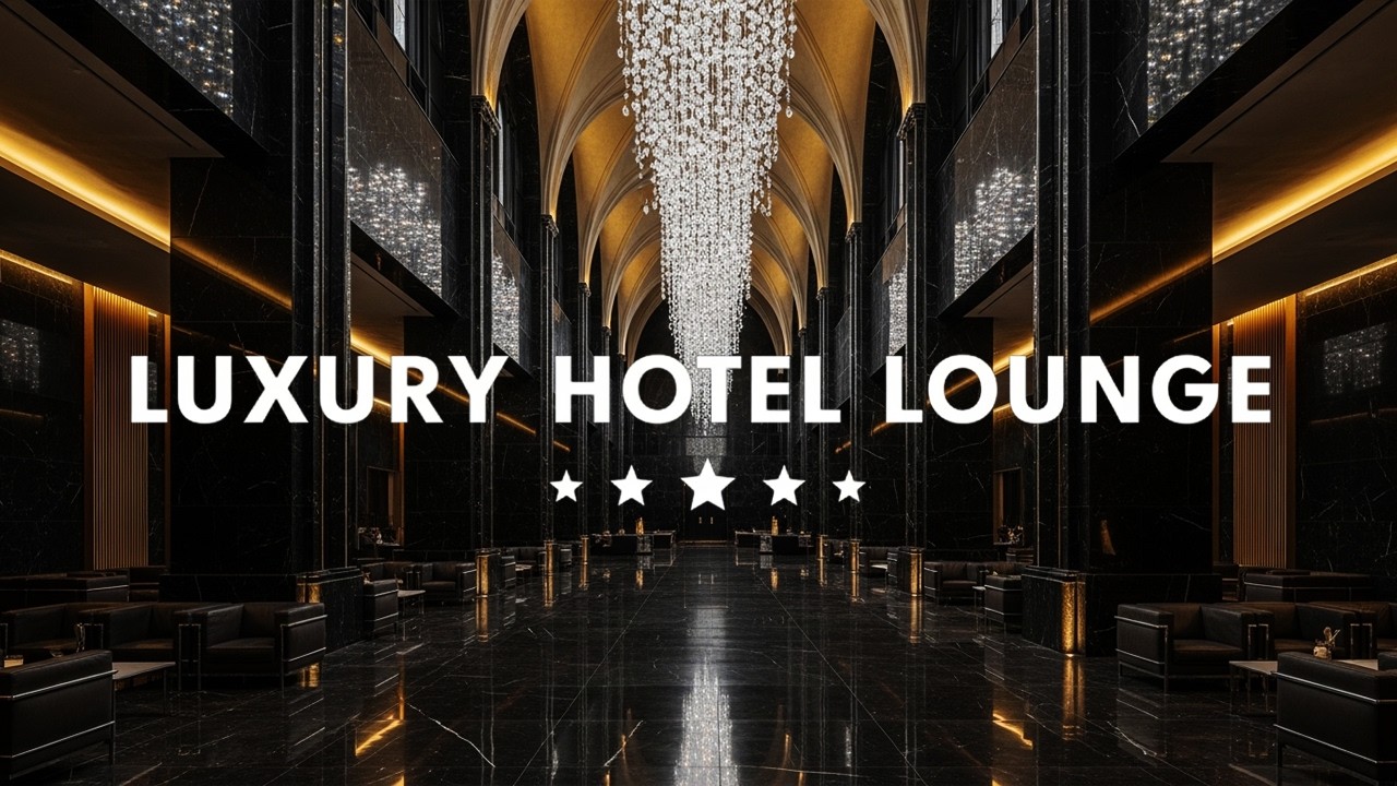 Hotel Lobby Music BGM - Smooth Jazz Saxophone Instrumental & Relaxing Jazz Music for Stress Relief