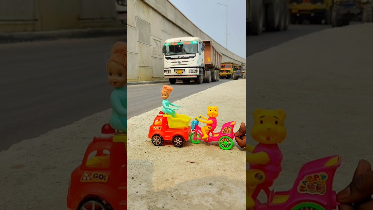 Remote Control Scooty Girl And Monkey Scooter Unboxing And Testing Short ||
