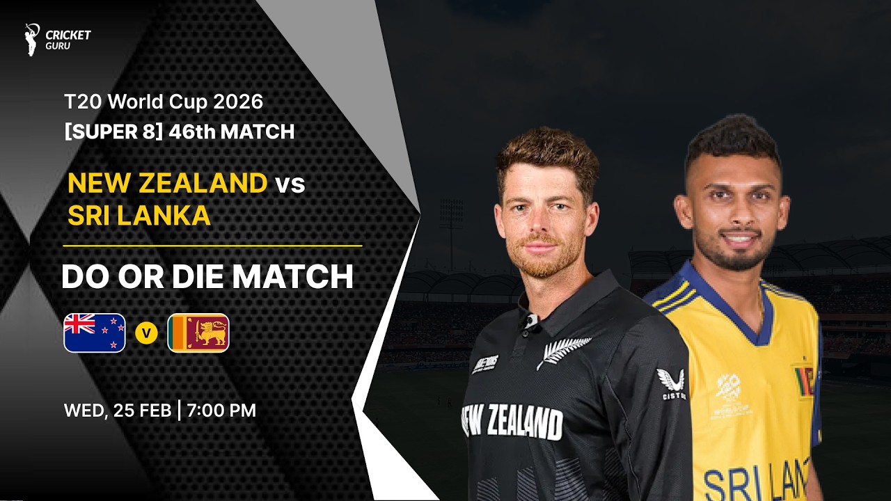 New Zealand vs Sri Lanka Match Preview | SUPER 8 #t20worldcup2026