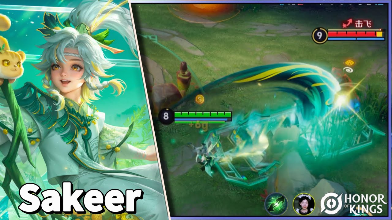 Sakeer｜Sakeer's best skin｜A melhor skin de Sakeer｜Honor of Kings