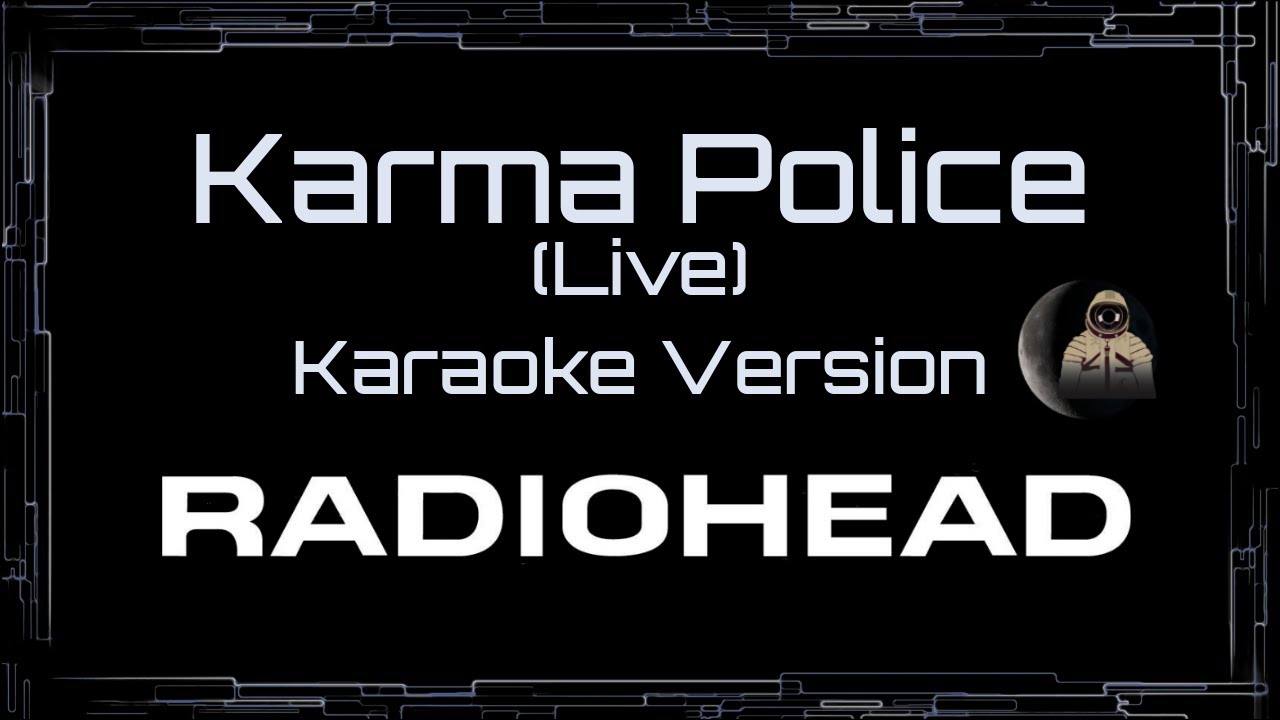 Radiohead • Karma Police (Live) (CC Karaoke / Instrumental) [UVR]