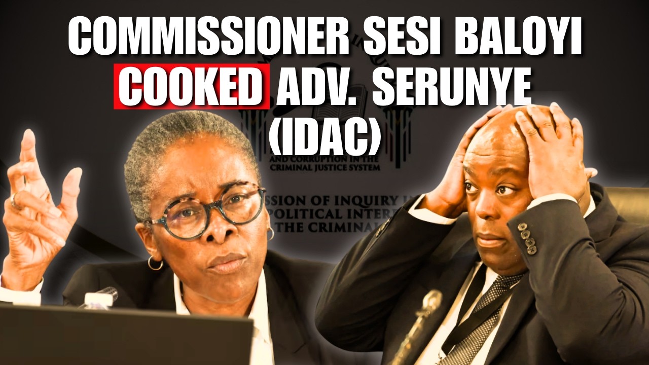 Commissioner Baloyi cooked Advocate  Serunye Peter at his first day at madlanga commission