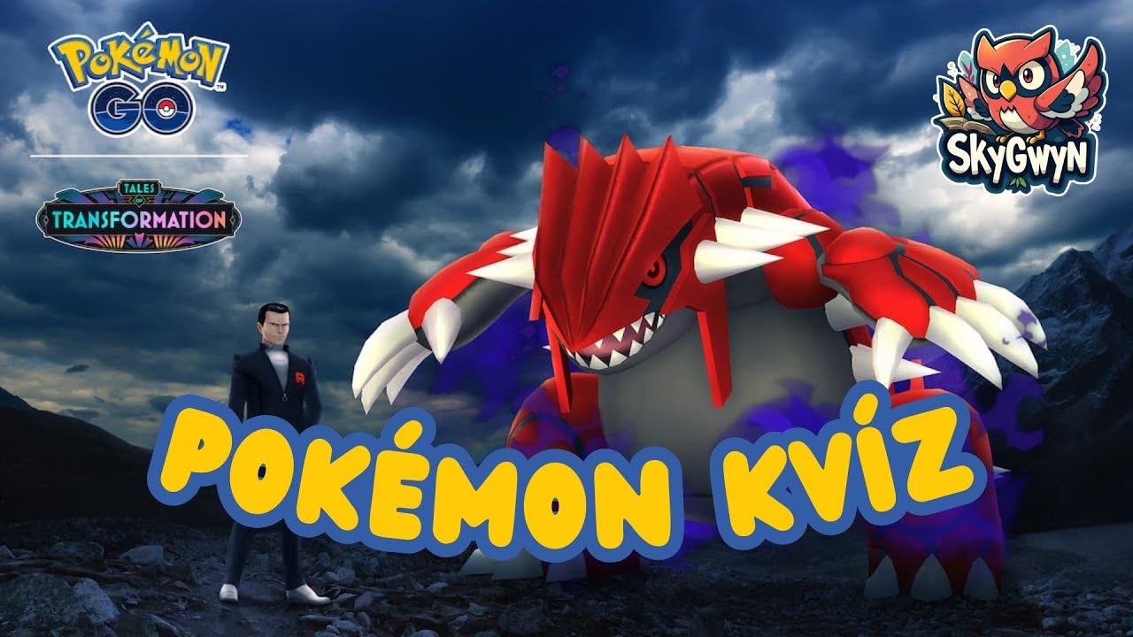 ❓Pokémon Kvíz – Groudon ⛰️ Otestuj sa! 🌋🔥