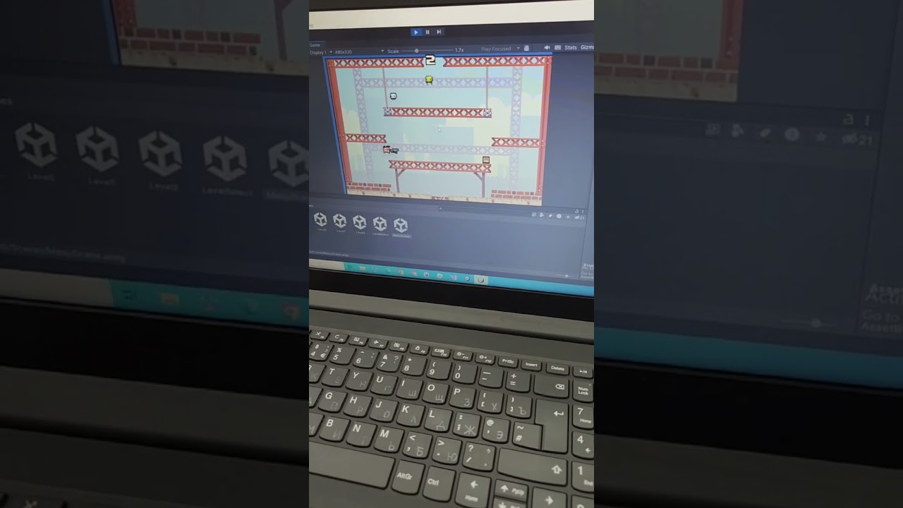 Unity game made  in GDCY Summer School