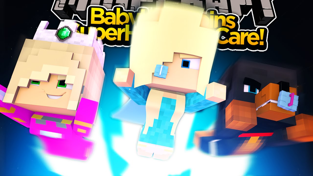 Minecraft Adventure - BABY LEAH JOINS SUPER HERO DAY CARE!!!