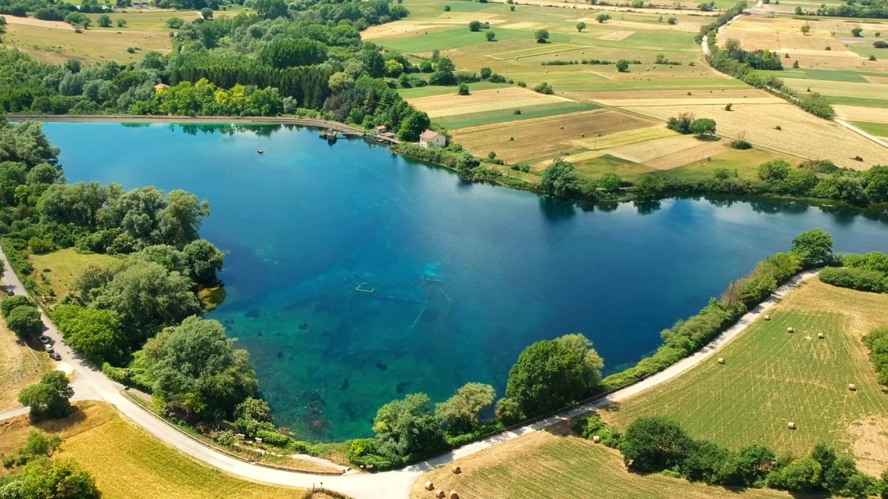 I mulini sommersi del lago di Capodacqua