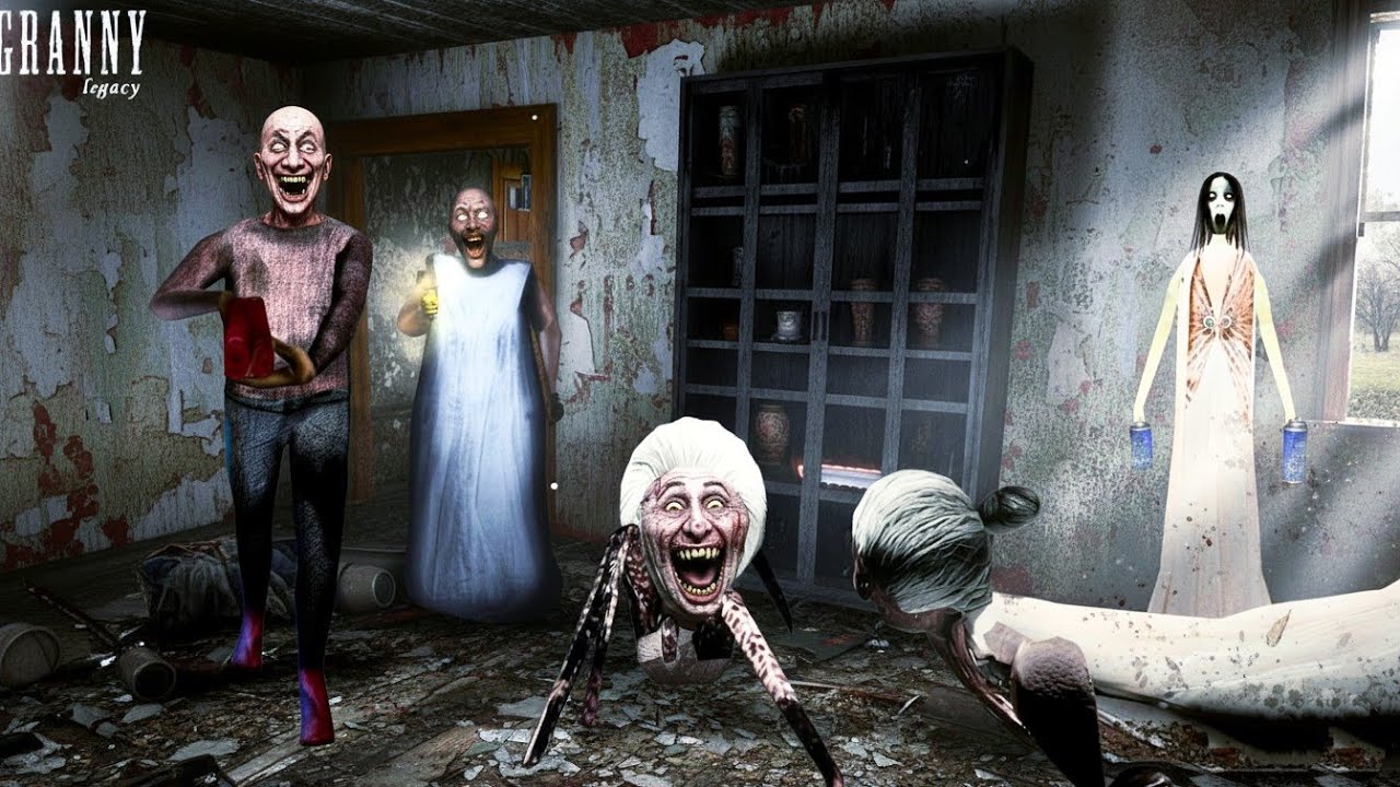 New Update Granny Using Paper Spray (PC) Granny Legacy v1.7.6 - Full Gameplay