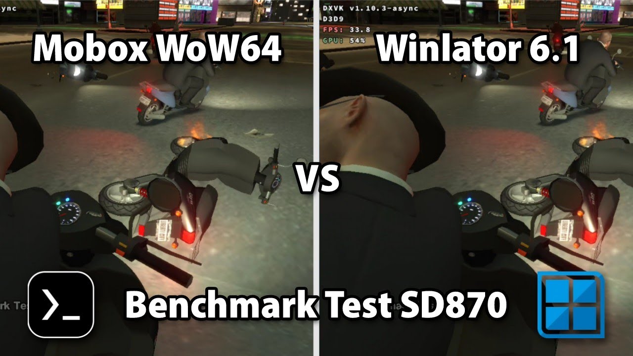 Mobox vs Winlator | GTA IV Benchmark Test | SD870