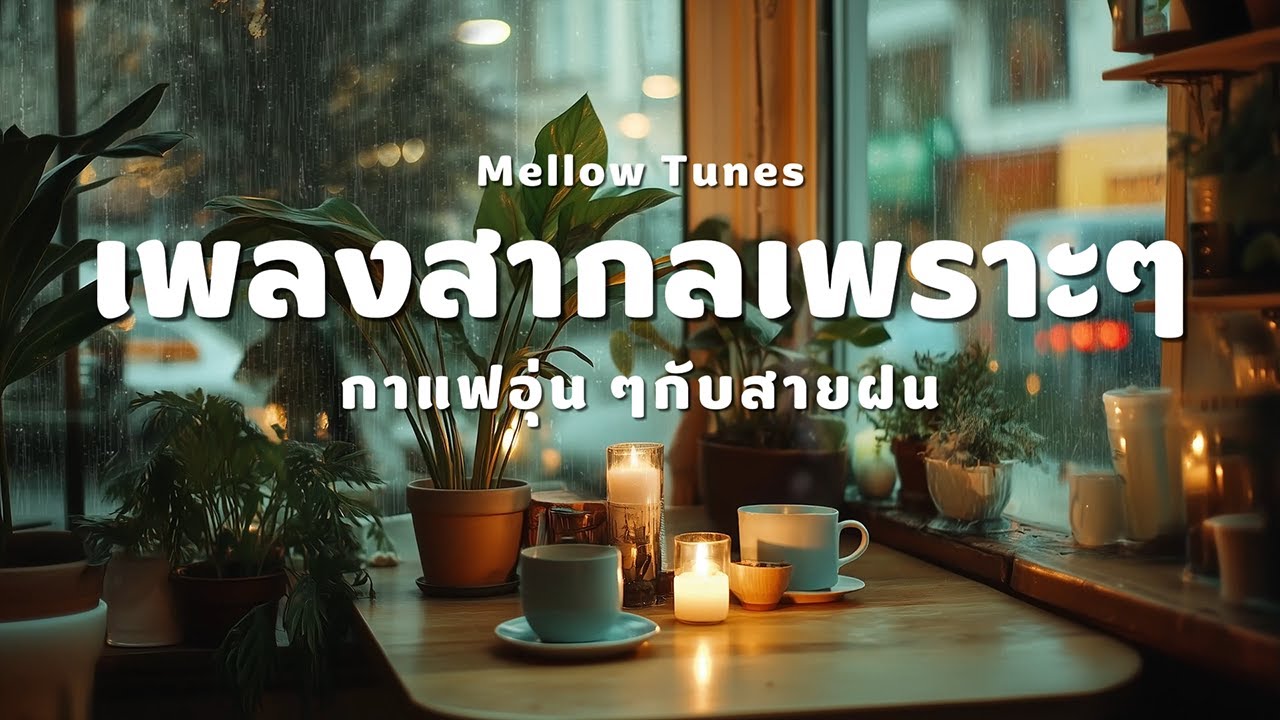 เพลงสากลเพราะๆ กาแฟอุ่น ๆกับสายฝน - By Mellow Tunes